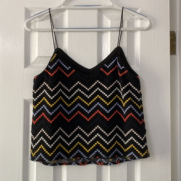 Colorful chevron dot tank - Picture 3 of 5